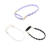 Healeved Set da 3 Cinturini in Silicone Morbido per Manico Bottiglia D’Acqua Multicolore Tracolla Portatile con Chiusura Sicura per Palestra Campeggio e Viaggi