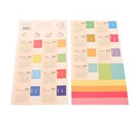 Healeved Set da 5 Etichette Adesive Scrivibili per Agenda 2026 Schede Indice Mensili per Planner e Calendario Annuale Segnalibri Autoadesivi per Organizzazione e Pianificazione Ufficio e