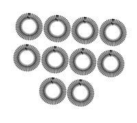 Healeved Set Di 10 Pettini Circolari in Plastica Flessibile Pettini Per Fasce Per Pettini Per Turvy Supporto Per Fascia Elastica Per Fascia Per Con Circolari Completi