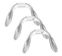 Healeved Set di 3 occhiali a forma di U, naselli antiscivolo, per occhiali, naselli per il naso, per il comfort e la tenuta