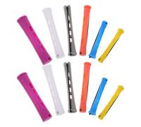 Healeved Set di 60 bigodini per, bigodini per permanente a fredde, per naturali, strumenti per arricciare di diverse dimensioni, accessori per lo styling da donna, per uso domestico e in salone.