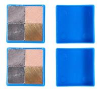 Healeved Set di 8 Cubi per Esperimenti di Densità in Ferro Alluminio e Legno da 2 CM Kit Didattico per Indagine sulla Gravità Specifica Custodia Materiale per Laboratori Scolastici di