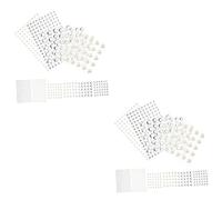 Healeved Set Di Adesivi Fai Da Te Per Feste Con Diamanti Adesivi Per Unghie Con Strass Gemme Decorative Per Il Trucco Per Fogli Di Diario