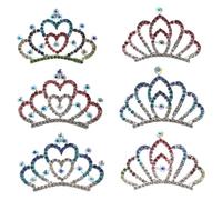 Healeved Set Di Cerchietti a Per Bambine Copricapo Con Strass Eleganti Accessori Da Sposa