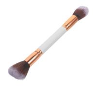 Healeved Set Di Pennelli Per Il Trucco - Doppia Estremità - Manico in Legno - Setole in Nylon - Non Perdono - Perfetto Per Le Donne - Pennello Multiuso