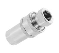 Healeved Set di Raccordi Idraulici a Innesto Rapido con Tappo Antipolvere Npt1/4 Connettori Rapidi per Tubi Flessibili Giunti Idraulici Durevoli per Sistemi Industriali e Applicazioni