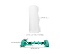 Healeved Set Protezione Antispruzzo in Ceramica con Morsetto Schermo per Utensili e Macchina Formatura Argilla Installazione Facile per Studi e Hobbisti Ceramisti