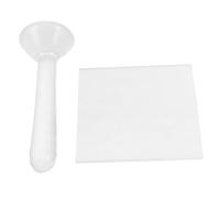 Healeved Set Texture Uniforme per Macinare Pigmenti Mortaio e Pestello in Vetro Temperato Versatile e Resistente per Pittori e Studi d'Arte