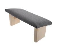 Healeved Sgabello Pieghevole in Legno e Tessuto per Meditazione e Yoga, Panca da Terra Multiuso Protezione Ginocchia per Viaggi e Uso Outdoor