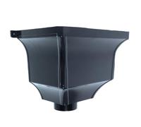 Healeved Sifone per Acque Piovane in Lega di Alluminio Installazione Facile e Flusso D'acqua Efficiente, Design Moderno e Forma Arcuata per Sistemi di Drenaggio Domestici
