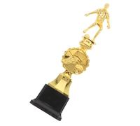 Healeved Simbolo di Calcio in Plastica Oro Base Casuale, Emblema di Onore ed Educazione per Premi Sportivi e Riconoscimenti in Partite di Calcio Stili Multipli