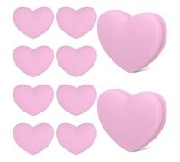 Healeved Smorzatori per Racchette da Tennis a Forma di Cuore in Silicone, Set da 10 Pezzi, Riduttori di Vibrazioni Leggeri e Portatili per Controllo Migliorato, Accessori per Tennis Adatti