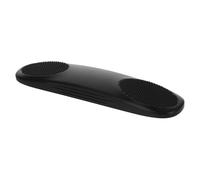 Healeved Spazzola da Bagno in Silicone Nera, Esfoliante per Corpo e Schiena, Comoda, per Doccia e Accesso Facile alle Zone Difficili