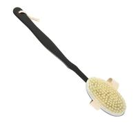 Healeved Spazzola da Bagno Manico lungo Ergonomico Curva in Nylon e Pp Esfoliante la Doccia Pulizia Corpo e Schiena