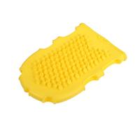 Healeved Spazzola Esfoliante per Corpo in Silicone 2 in 1, Scrubber Piatto Setole Dense e Lunghe, Massaggio Corpo e Doccia per Pelle Delicata, Design Ergonomico Inserimento Dita,