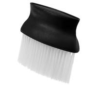 Healeved Spazzola per Chioma e Spolverino da Barbiere in Plastica Bianca Setole Morbide, Accessorio Versatile per Rifinire e Pulire Peli in Salone di Acconciatura