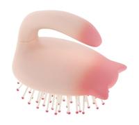 Healeved Spazzola per Chioma Mini Paddle Districante, Pettine Tascabile, Abs Rosa, Portatile, Delicata Sul Cuoio Capelluto, per Viaggio e Uso in Movimento