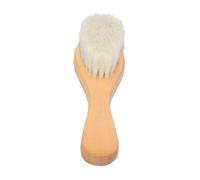 Healeved Spazzola per per Neonati Spazzola per in Lana Naturale con Manico in Legno Delicata per del Bambino per Shampoo E Bagno