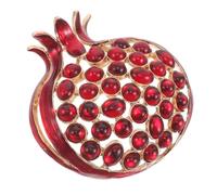 Healeved Spilla da Frutta Forma di Melograno con Gocce d Olio Elegante Accessorio Gioiello Femminile per Abbigliamento e Occasioni Speciali