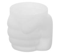 Healeved Stampo a Pugno Destro in Silicone per Portapenne, Bianco