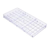 Healeved Stampo per Cioccolato in Plastica Resistente e Sicuro, Design a Griglia Multipla per Baking e Uso Familiare, per Creare Dolci e Caramelle