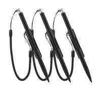 Healeved Stilo per Schermo Resistivo Penna Touch in Metallo con Clip e Cordino Anti-smarrimento Set da 3 Penne per Scrittura Precisa ed Accessori Elettronici Tablet