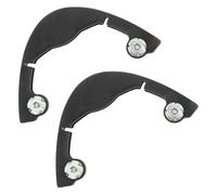 Healeved Striscia Protettiva per Skateboard 2 Pezzi in Plastica Resistente al Calore e all’Usura, Paraurti Anticollisione Flessibile per Protezione Bordo Longboard, Accessorio per Sport