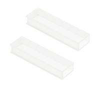 Healeved Strumento per Cuvetta in Vetro da Laboratorio 2 Pezzi Spessore 5 MM Cuvetta per Campioni per Analisi Spettrofotometriche e Comparativa Uso Scientifico