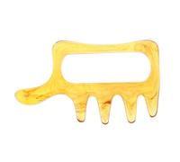 Healeved Strumento Per Massaggio Manuale Spazzola Per Massaggio in 5 Fasi Tavola Guasha in Cera Dapi Per Il Sollievo Di Collo Viso E Spalle