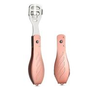 Healeved strumento per pedicure Strumento rimuovi pelle morta spatola inossidabile raschietto a lama di rasoio accessorio per pedicure strumento per la rimozione della pelle morta Rose Gold