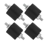 Healeved Supporti Antivibranti per Compressore d'Aria M6 Set 4 Pezzi con Dadi Ammortizzatori ad Alta Densità per Riduzione Rumore e Vibrazioni Accessori per Mini Compressori Domestici e