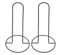 Healeved Supporto per Coni da Calcio in Metallo, Porta Dischi Sportivi Stabile Base Robusta, Set 2 Pezzi per Attrezzatura Allenamento Calcio e Marcatura Campo