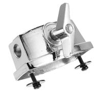 Healeved Supporto per Gamba di Tom da Pavimento in Lega Argento Accessorio Hardware per Batteria Ricambio Poggiagambe per Tamburo Compatibile Tom e Grancassa per Batteristi