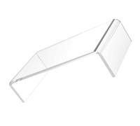 Healeved Supporto per Tastiera in Acrilico Ergonomico Design Trasparente per Ufficio, Organizza Lo Spazio Desktop e Solleva Monitor Stile e Praticità