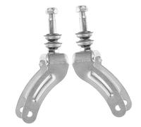 Healeved Supporto Ruota Forcella Anteriore Sedia a Rotelle 6/8 Pollici in Acciaio Cuscinetti Per Freno a Mano, Ricambio Accessorio Mobilità Per Sedie Manuali Ed Elettriche