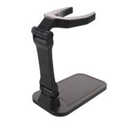 Healeved Supporto Scanner Barcode Pieghevole Regolabile in Plastica Nero | Angolo Regolabile, Base Antiscivolo, per Lettori Portatili e Uso Professionale