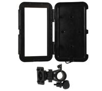 Healeved Supporto Telefono Moto in Plastica Alto Fattore di Sicurezza per Smartphone e Cellulare Adatto a Motocicli e Tricicli Nero