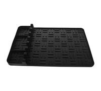 Healeved Tappetino in Silicone per Graticola e Piano Cucina Organizer Compatto per Utensili Barbecue Facile da Pulire e Portatile Mat Antiscivolo per Esterno e Bancone