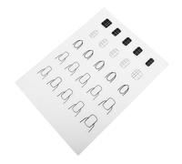 Healeved Tappetino Per Nail Art Silicone Semi-trasparente Mat Per Pratica Unghie Riusabile e Portatile Per Tecniche Di Colorazione e Mixing Di Per Appassionati Di Manicure