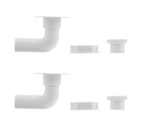 Healeved Tappi di Scarico per Congelatore in Plastica Resistente al Freddo Set 2 Pezzi Filettati per Foro di Drenaggio Frigorifero Sostituzione Compatibile per Gestione Condensa e