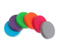 Healeved Tappi Silicone Per Lattine Di Bevande Set Da 6 Coperchi Riutilizzabili Per Bottiglie E Lattine Di Soda Design Standard Antiversamento Per Uso Esterno E Picnic