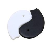 Healeved Tavola Massaggiante 2 Pezzi Yin Yang Guasha Strumento A Forma Di Pesce Per La Del Corpo