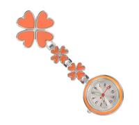 Healeved tavolo dell'infermiere orologio da tasca orologi fob per infermieri orologi da tasca Signore orologi infermieristici per infermieri orologi per studenti infermieri Metallo Arancia