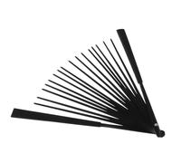 Healeved Telaio per Ventaglio in bambù Nero Stecche Portatili Non Finite Parti dello Scheletro del Ventaglio per Lavori Fai da Te Forniture per Progetti di Creazione di Ventagli Cinesi