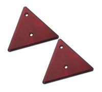Healeved Triangolo di Emergenza Riflettente 2 Pezzi in PVC per Auto Segnaletica di Sicurezza Stradale per Cantieri e Rimorchi