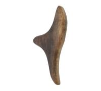 Healeved Trident Shaped Verawood Massaging Scraping Plate Natural Wooden Massage Tool for Spa and Acupuncture for Relief and Skin Nourishment Variation