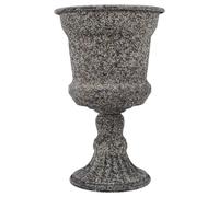 Healeved Vaso Decorativo in Ferro Vintage Effetto Anticato Urna Classica da Giardino e Centrotavola per Urne Nuziali Fioriera da Interno ed Esterno Stile Rustico per Patio e Ingresso