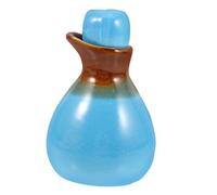 Healeved Vaso in Porcellana Per Oli Essenziali Da Spa Contenitore Elegante Per Profumi e Oli Aromatici Dispenser Per Saloni Di Bellezza Vasetto Organizzatore Blu