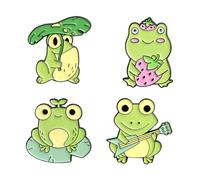 Healeved Zaino 4 Spilla Piccola Spille da Donna Accessorio per Spilla per Vestiti Animale Perni Divertenti Chitarra Parlante Decorazioni Creative