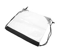 Healeved Zaino Coulisse Trasparente in PVC 30X31 CM Doppia Tracolla Borsa Sportiva Versatile per Concerti Eventi all’Arena Palestra e Viaggi